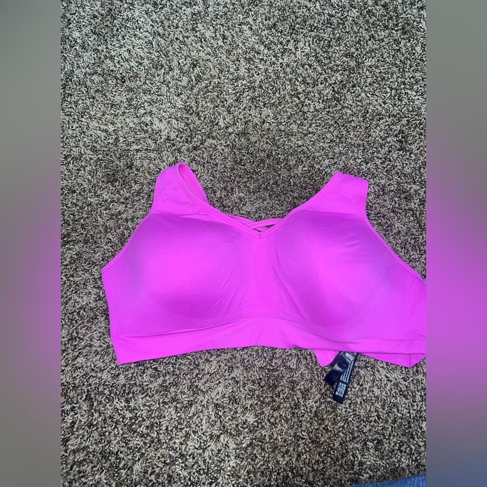 PINK Victoria's Secret Bright Pink Sports Bra